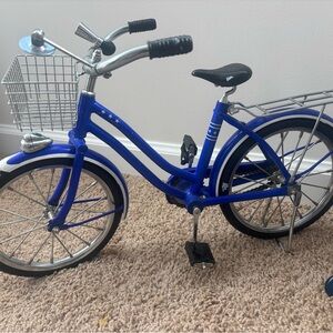 American Girl Doll Blue Toy Bike